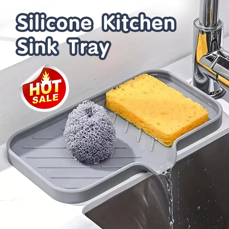 Silicone Tap Washer - Silicone kraanmat, keuken spoelbakbakje, zeepdispenser, spons,